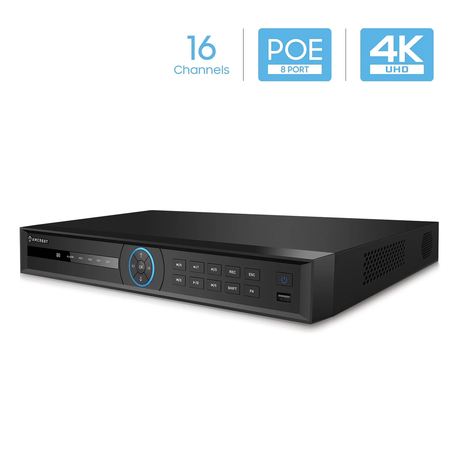 Amcrest 8-channel PoE network video recorder